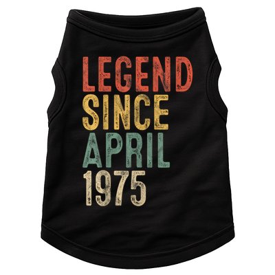 Legend 1975 50th Birthday For 50 Year Old Doggie Tank