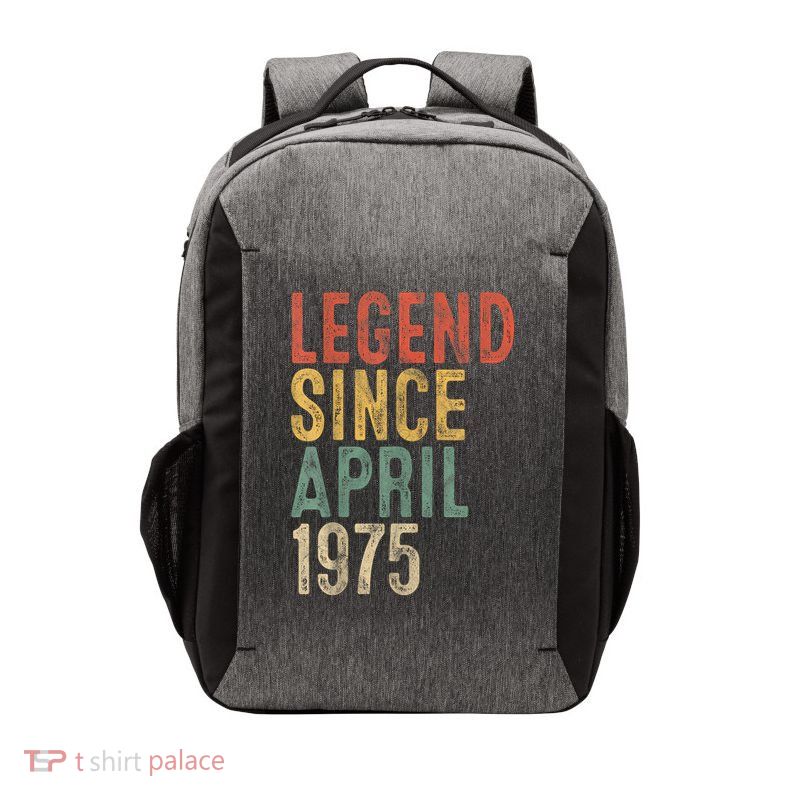Legend 1975 50th Birthday For 50 Year Old Vector Backpack