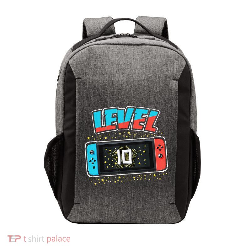Level 10 Birthday 10 Years Old Video Games Gifts Vector Backpack