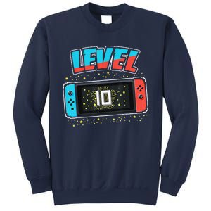 Level 10 Birthday 10 Years Old Video Games Gift Sweatshirt