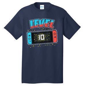 Level 10 Birthday 10 Years Old Video Games Gift Tall T-Shirt