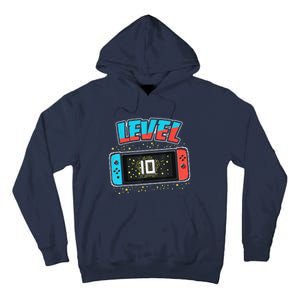 Level 10 Birthday 10 Years Old Video Games Gift Tall Hoodie