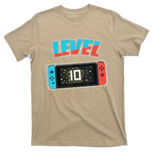 Level 10 Birthday 10 Years Old Video Games Gift T-Shirt