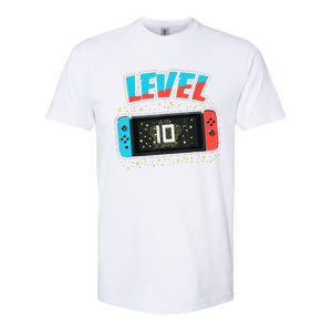 Level 10 Birthday 10 Years Old Video Games Gift Softstyle CVC T-Shirt