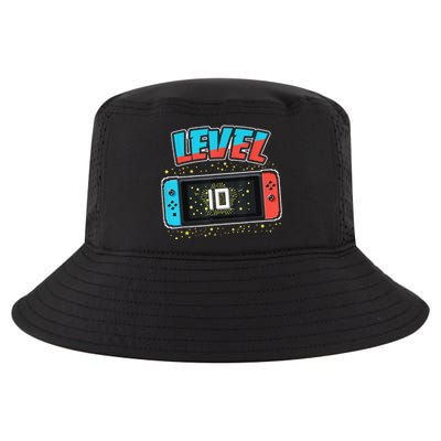 Level 10 Birthday 10 Years Old Video Games Gift Cool Comfort Performance Bucket Hat