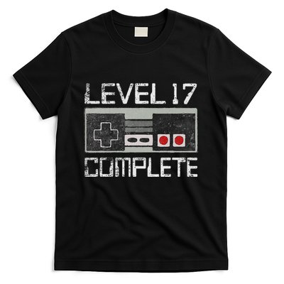 Level 17 Complete 17 Year 17th Wedding Anniversary T-Shirt