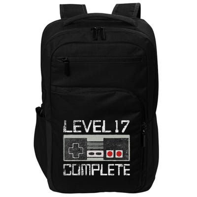 Level 17 Complete 17 Year 17th Wedding Anniversary Impact Tech Backpack