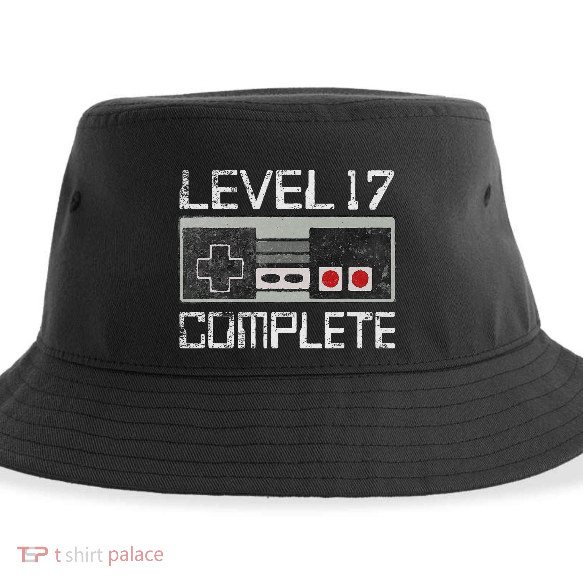Level 17 Complete 17 Year 17th Wedding Anniversary Sustainable Bucket Hat