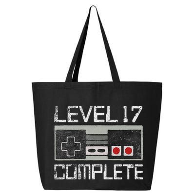 Level 17 Complete 17 Year 17th Wedding Anniversary 25L Jumbo Tote