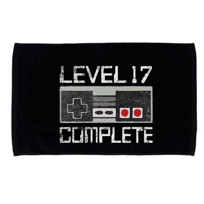 Level 17 Complete 17 Year 17th Wedding Anniversary Microfiber Hand Towel