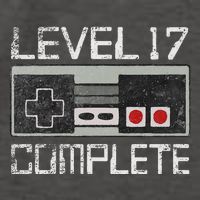 Level 17 Complete 17 Year 17th Wedding Anniversary Vector Backpack
