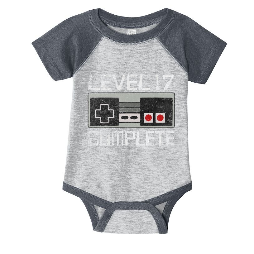Level 17 Complete 17 Year 17th Wedding Anniversary Infant Baby Jersey Bodysuit