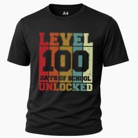 Level 100 Days Of School Unlocked Funny School Cooling Performance Crew T-Shirt