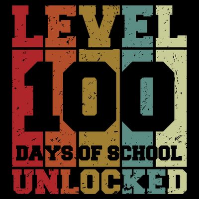 Level 100 Days Of School Unlocked Funny School T-Shirt