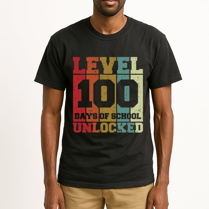 Level 100 Days Of School Unlocked Funny School Tall T-Shirt