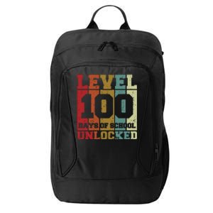 Level 100 Days Of School Unlocked Funny School City Backpack