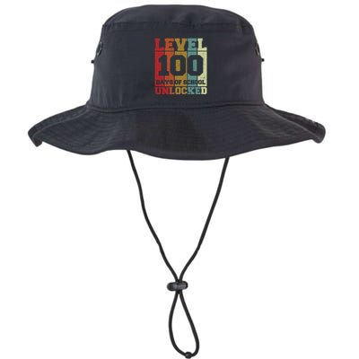 Level 100 Days Of School Unlocked Funny School Bucket Hat