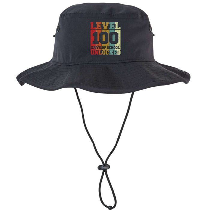 Level 100 Days Of School Unlocked Funny School Bucket Hat