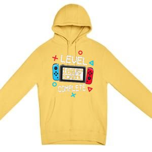 Level 100 Days Of School Complete Gamer Video Games Premium Pullover Hoodie