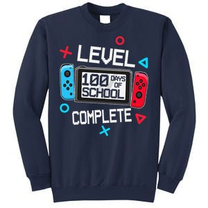 Level 100 Days Of School Complete Gamer Video Games Sweatshirt