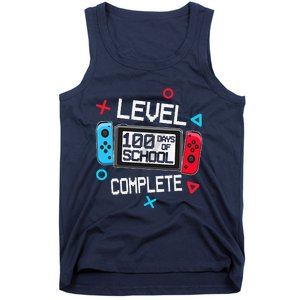 Level 100 Days Of School Complete Gamer Video Games Tank Top