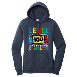 Level 100 Days Of School Complete Gamer Video Games Women's Pullover Hoodie