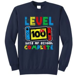 Level 100 Days Of School Complete Gamer Video Games Tall Sweatshirt