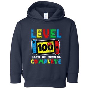 Level 100 Days Of School Complete Gamer Video Games Toddler Hoodie