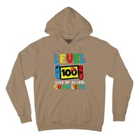 Level 100 Days Of School Complete Gamer Video Games Hoodie