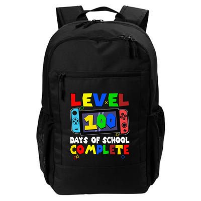 Level 100 Days Of School Complete Video Game Lover Gamer Boy Daily Commute Backpack