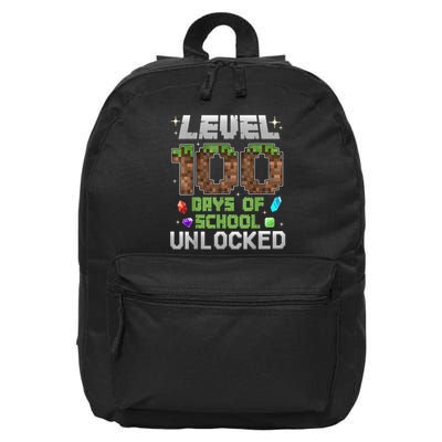 Level 100 Days Of School Unlock Gamer 100th Day 16 in Basic Backpack