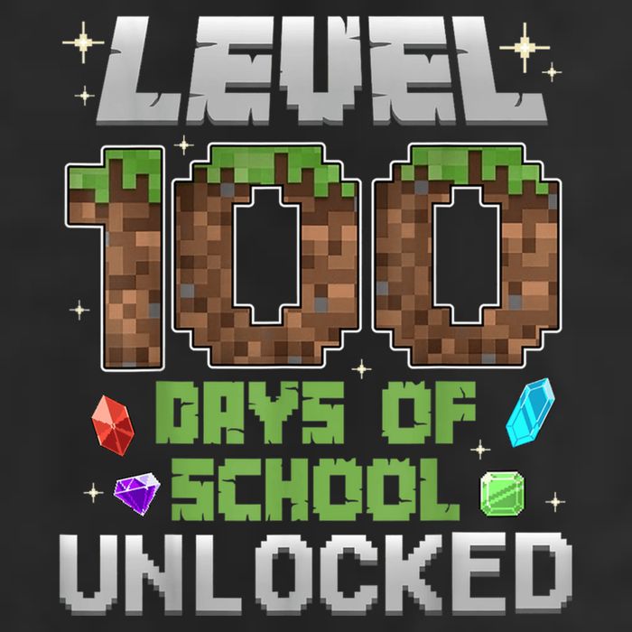 Level 100 Days Of School Unlock Gamer 100th Day Hat