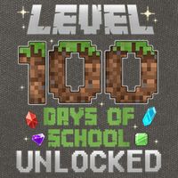 Level 100 Days Of School Unlock Gamer 100th Day Cotton Canvas Backpack