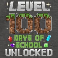 Level 100 Days Of School Unlock Gamer 100th Day Vector Backpack