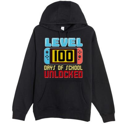Level 100 Day Of School Unlocked Premium Pullover Hoodie