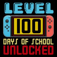 Level 100 Day Of School Unlocked 16oz Travel Tumbler