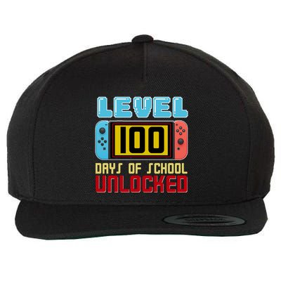 Level 100 Day Of School Unlocked Wool Snapback Cap