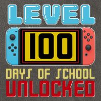 Level 100 Day Of School Unlocked Cotton Canvas Backpack