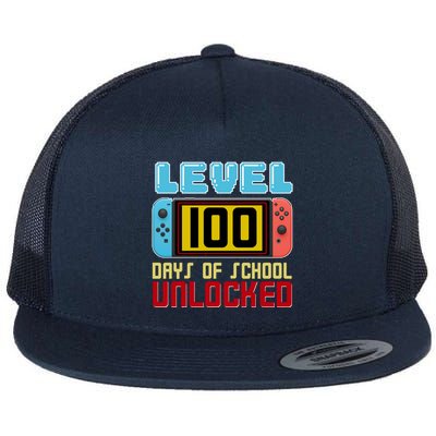 Level 100 Day Of School Unlocked Flatbill Hat