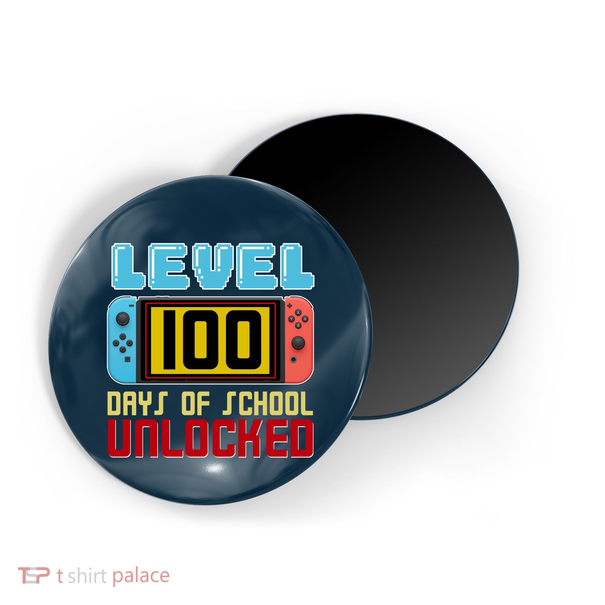 Level 100 Day Of School Unlocked Magnet