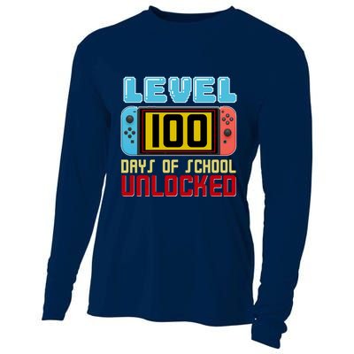 Level 100 Day Of School Unlocked Cooling Performance Long Sleeve Crew