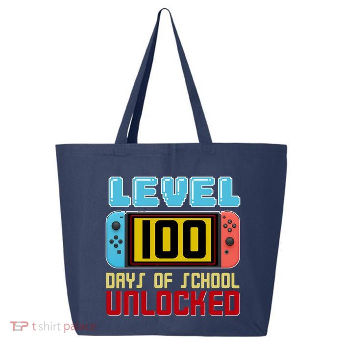 Level 100 Day Of School Unlocked 25L Jumbo Tote
