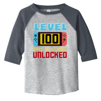 Level 100 Day Of School Unlocked Toddler Fine Jersey T-Shirt