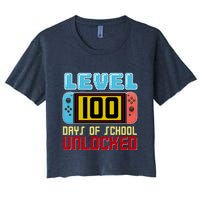 Level 100 Day Of School Unlocked Women's Crop Top Tee