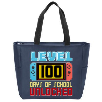 Level 100 Day Of School Unlocked Zip Tote Bag