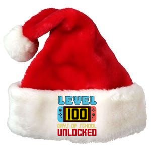 Level 100 Day Of School Unlocked Premium Christmas Santa Hat