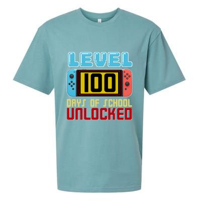 Level 100 Day Of School Unlocked Sueded Cloud Jersey T-Shirt