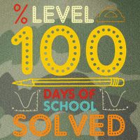 Level 100 Days Of School Solved Math Teacher Students Legacy Tie Dye Trucker Hat