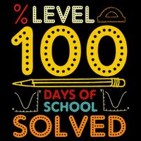Level 100 Days Of School Solved Math Teacher Students Impact Tech Backpack