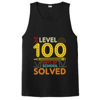 Level 100 Days Of School Solved Math Teacher Students PosiCharge Competitor Tank